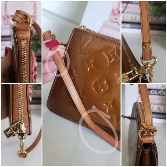 **SOLD** Authentic Pre-owned Louis Vuitton Lexington Vernis Pochette Bag - Picture 12 of 15